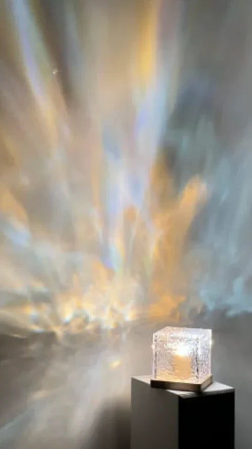 LED Sternenprojektor Tischlampe | Nachttischlampe Mit Fernbedienung und Farbwechsel Lampe