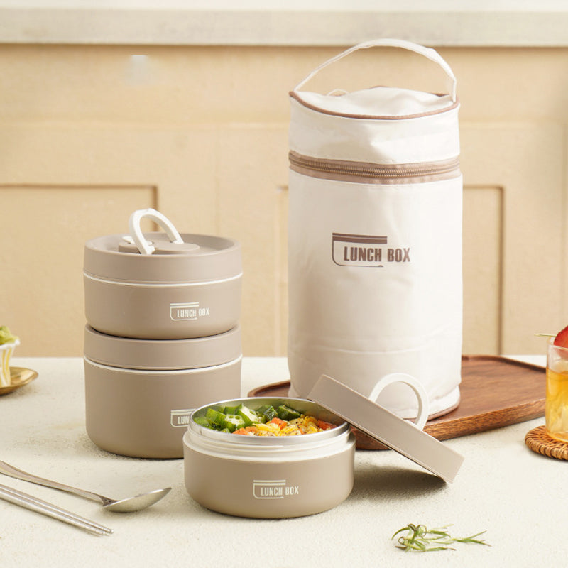 Thermo Lunchbox Isoliert | Auslaufsicher Mit Tragetasche