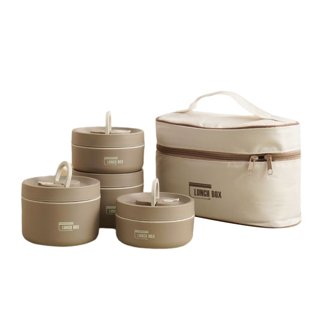 Thermo Lunchbox Isoliert | Auslaufsicher Mit Tragetasche