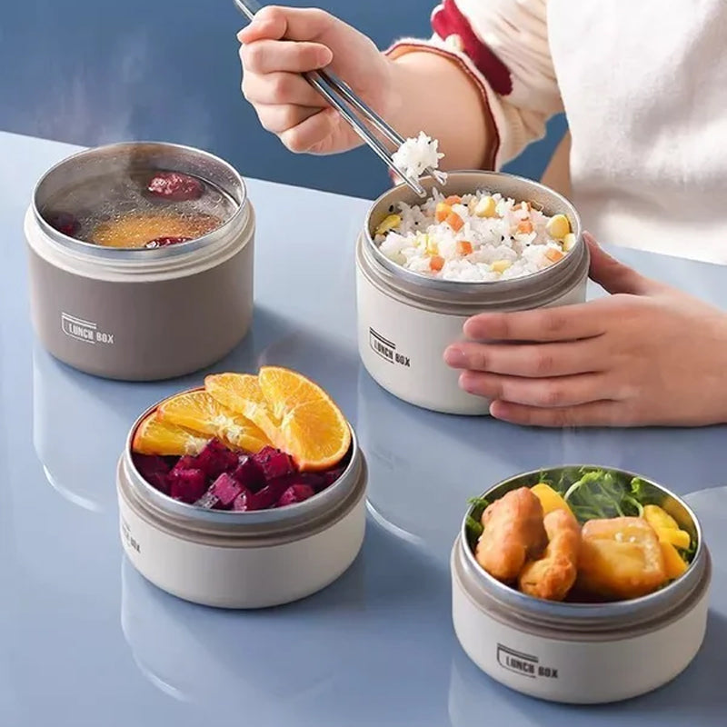 Thermo Lunchbox Isoliert | Auslaufsicher Mit Tragetasche