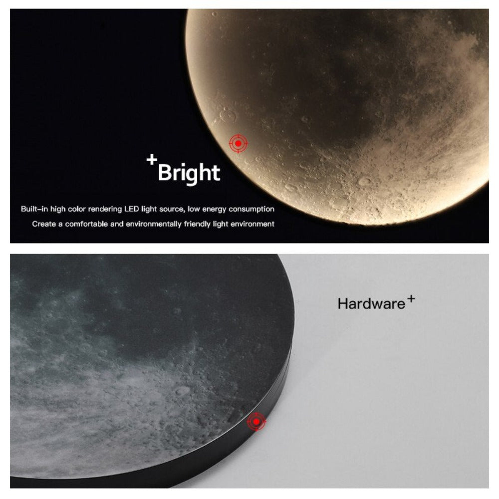 3D LED Wandleuchte Und Deckenleuchte | Mond Design