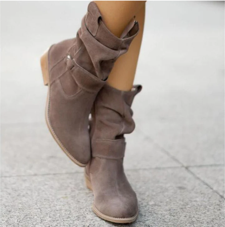 Freizeit Stiefeletten - Weicher Schaft mit Schlupfform