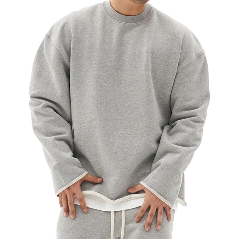 Sweatshirt Mit Rundhalsausschnitt | Lockerer Oversize Schnitt