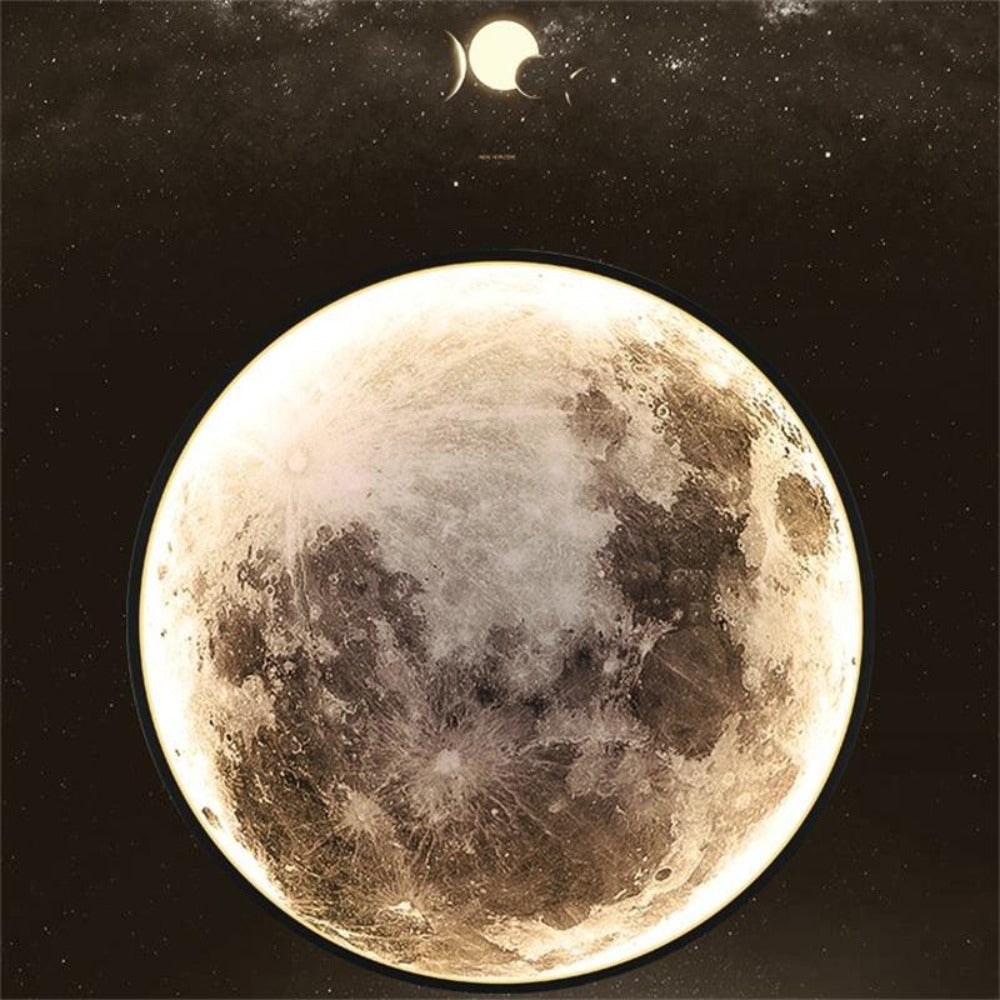 3D LED Wandleuchte Und Deckenleuchte | Mond Design