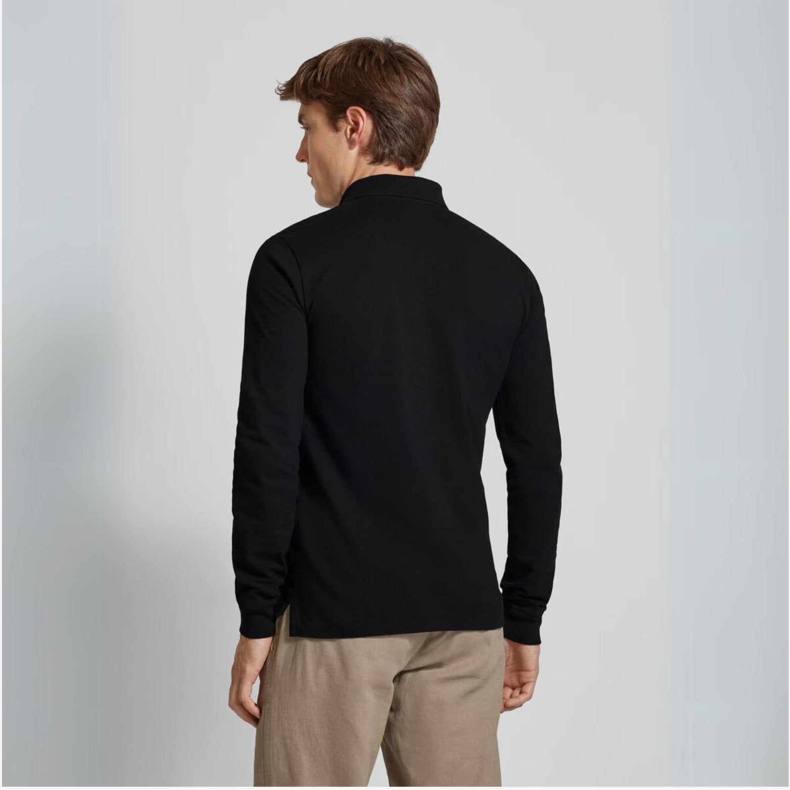 Langarm Polo Shirt | Klassischer Schnitt mit Knopfleiste