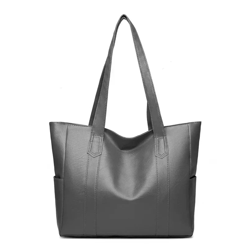 Shopper Tasche - Klassisches Design Mit Seitentaschen