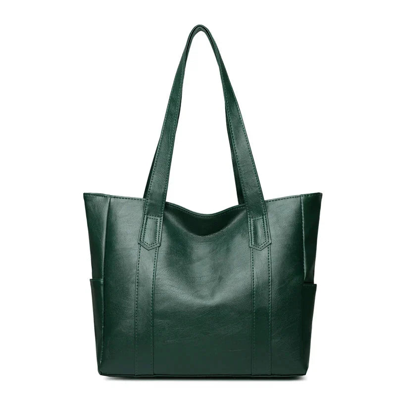 Shopper Tasche - Klassisches Design Mit Seitentaschen