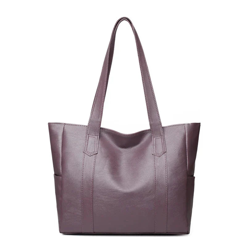 Shopper Tasche - Klassisches Design Mit Seitentaschen