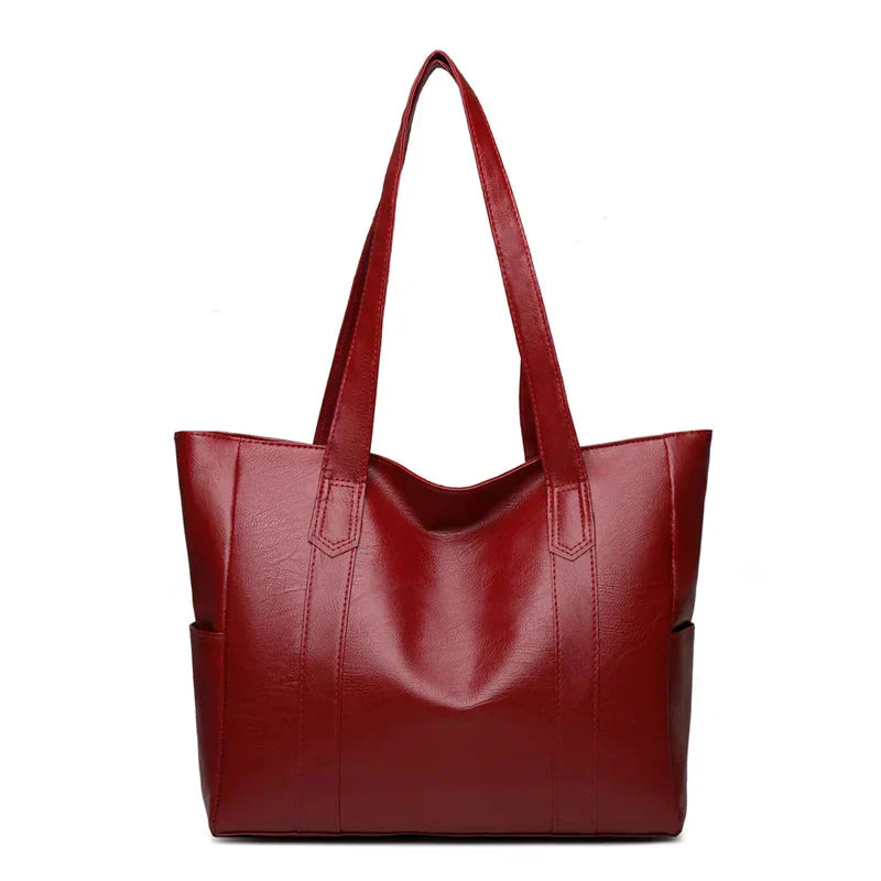 Shopper Tasche - Klassisches Design Mit Seitentaschen