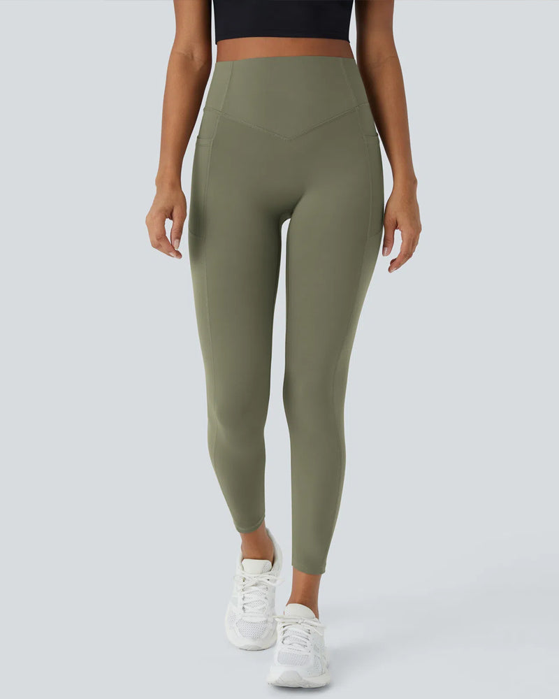 Leggings - Hoher Bund mit Seitentasche