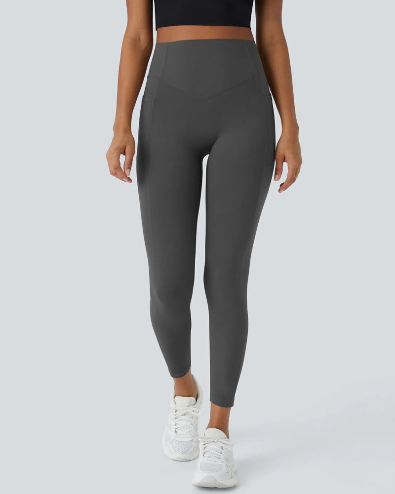 Leggings - Hoher Bund mit Seitentasche