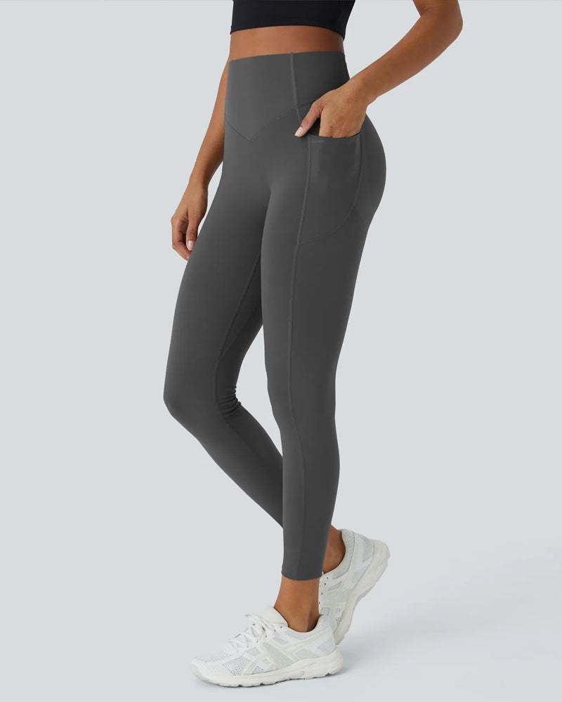 Leggings - Hoher Bund mit Seitentasche