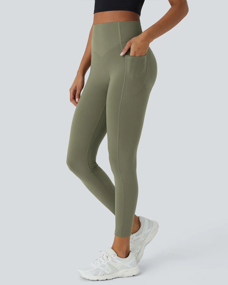 Leggings - Hoher Bund mit Seitentasche