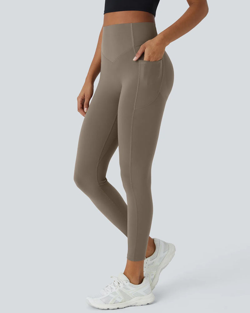 Leggings - Hoher Bund mit Seitentasche