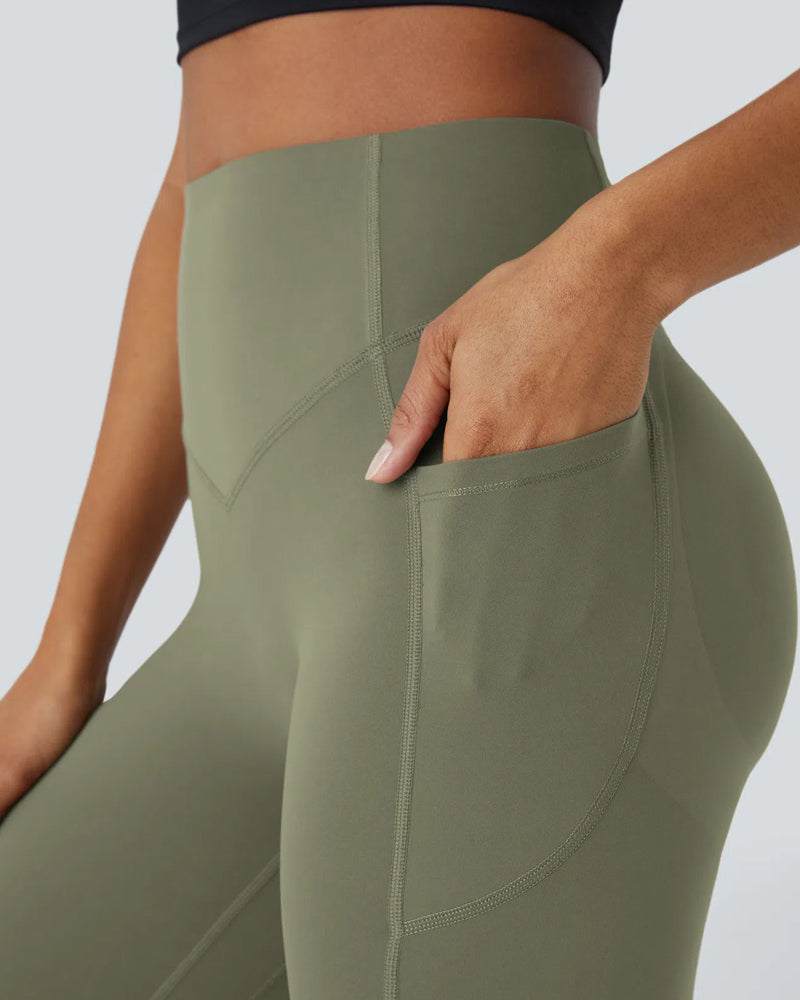 Leggings - Hoher Bund mit Seitentasche