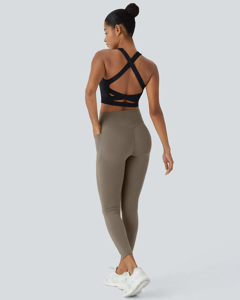 Leggings - Hoher Bund mit Seitentasche