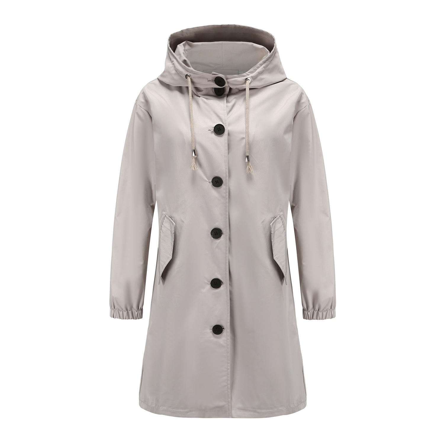 Regenjacke mit Kapuze - Lockere Passform für Übergangszeit
