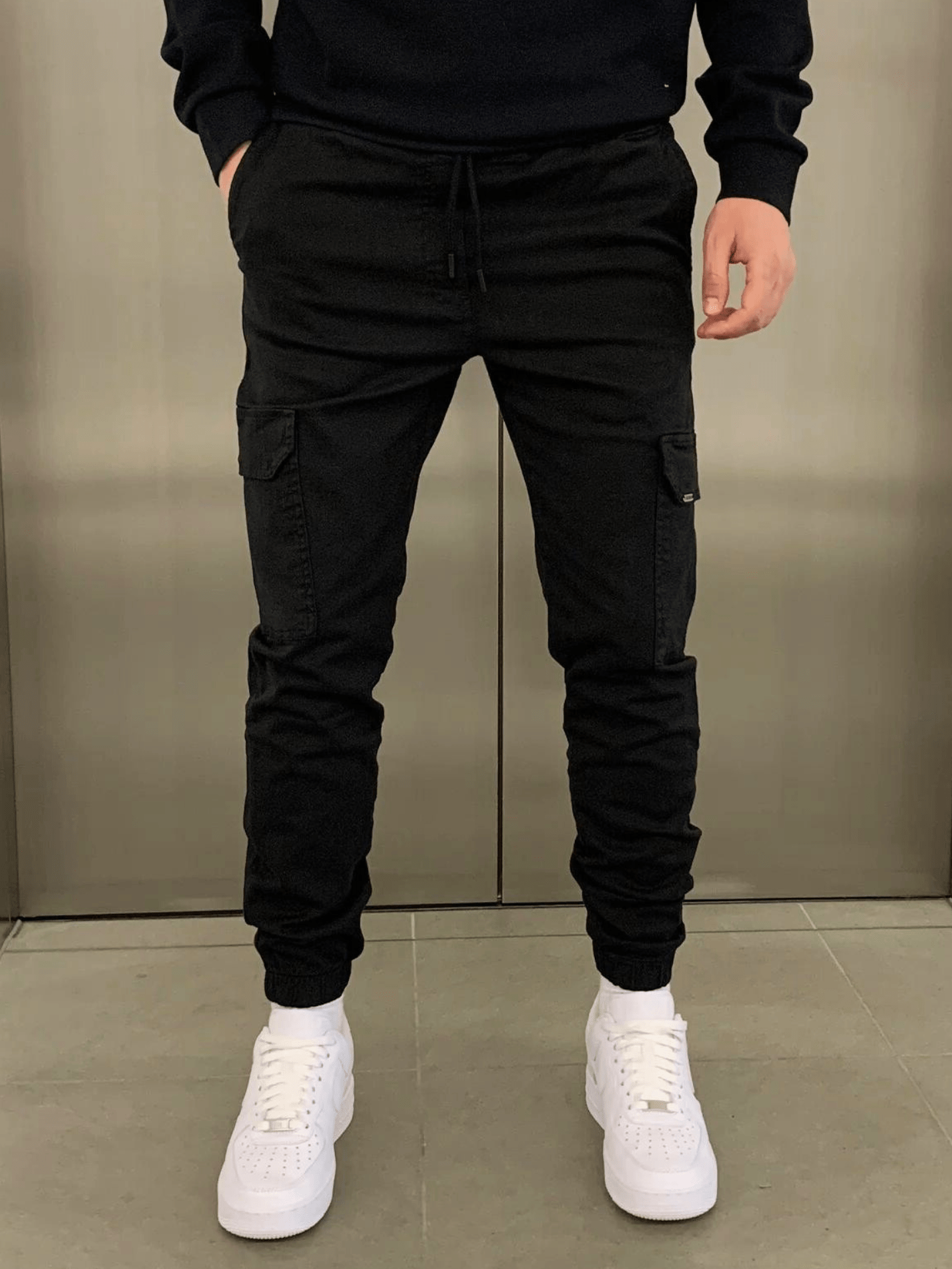 Cargohose - Jogger Stil Mit Bündchen