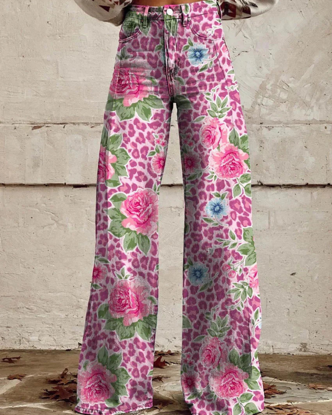 Damen Baggy Sommer Leicht Jeans
