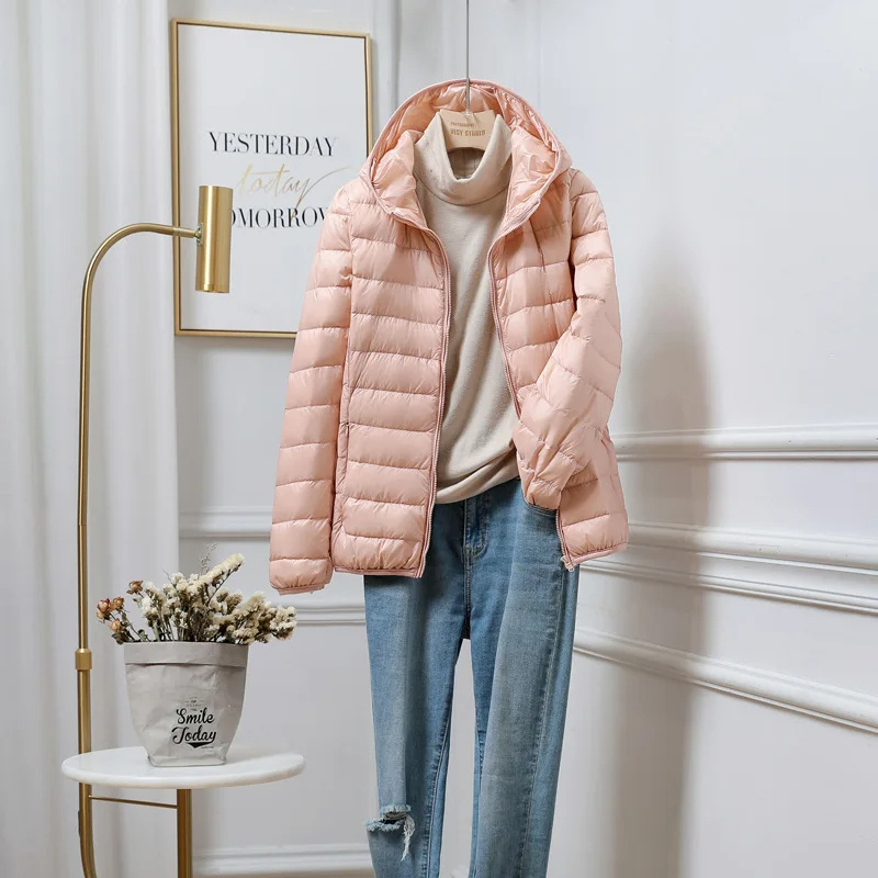 Steppjacke Kurz - Mit Kapuze und Reißverschluss