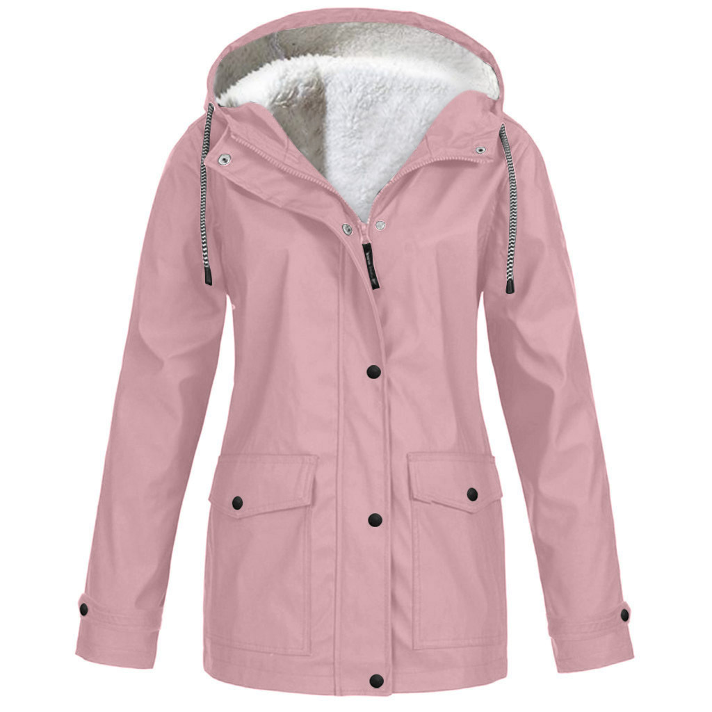 Winterjacke Mit Kapuze | Gefütterter Schnitt Mit Taschen