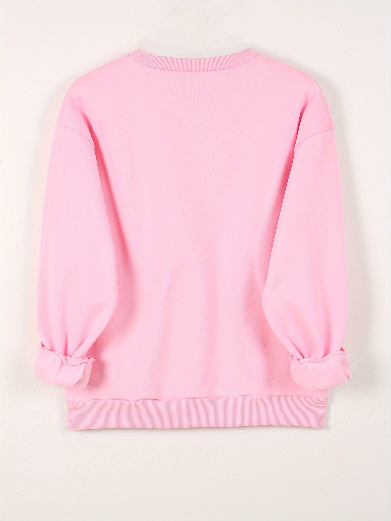 Pullover | Modernes Herzmotiv mit Rundhalsausschnitt