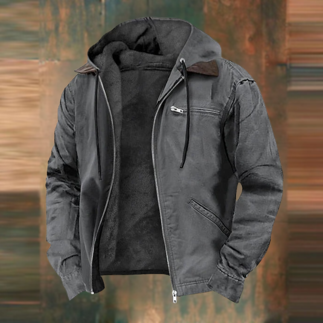 Übergangsjacke - Kapuze und Reißverschluss