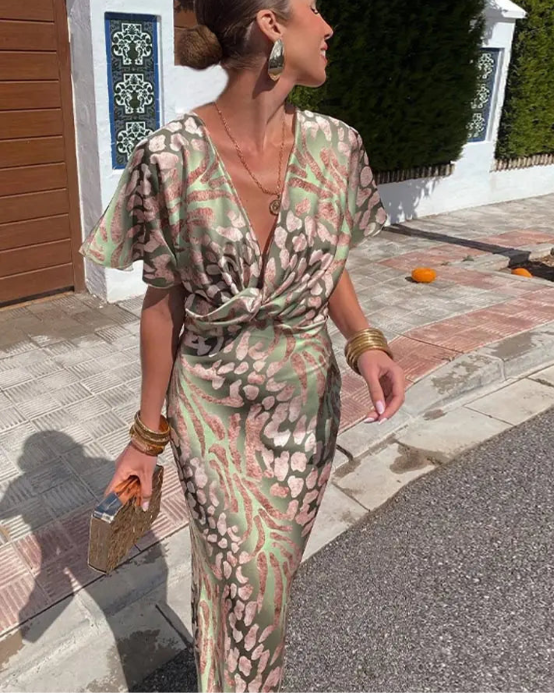 Damen Abend Maxi Kleid