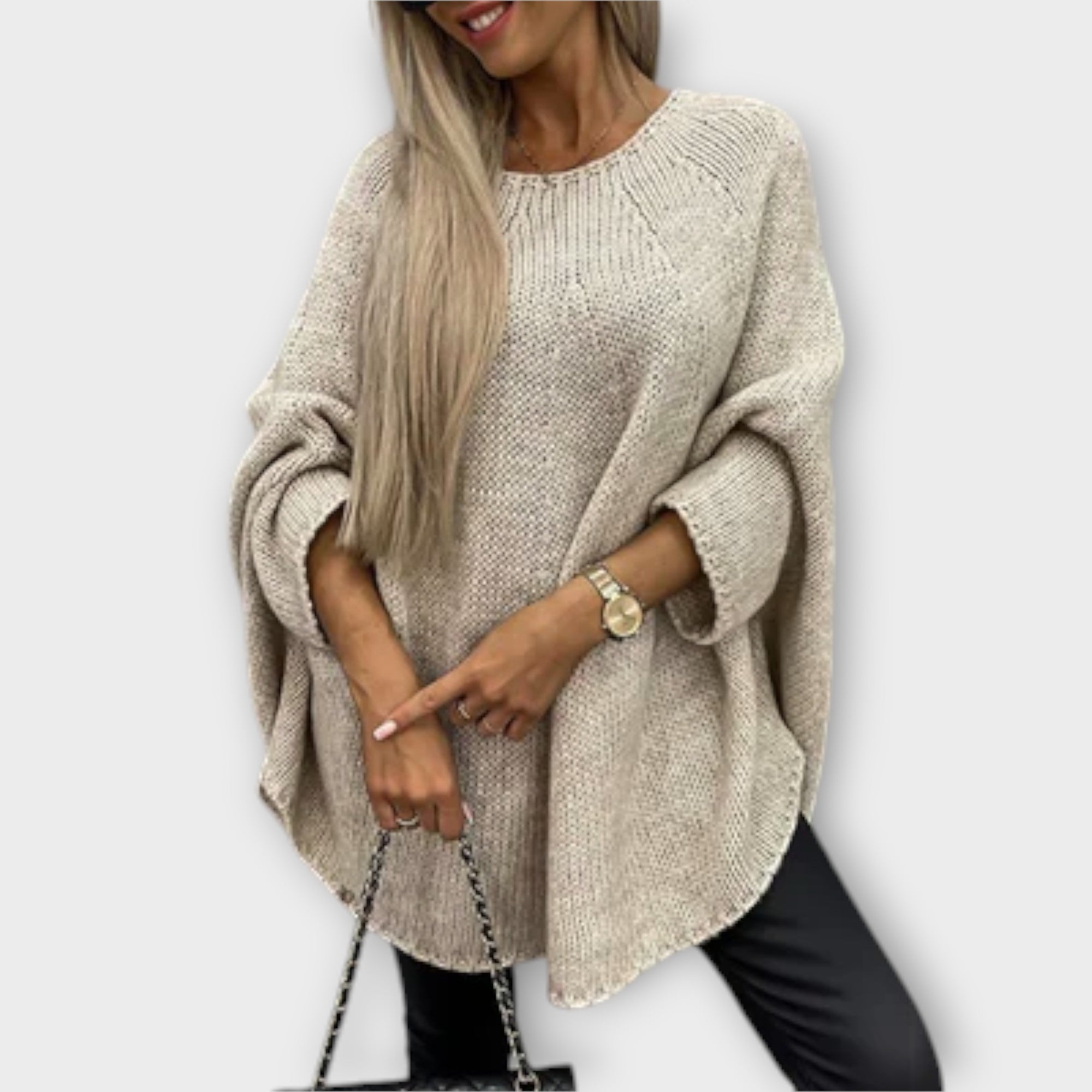 Strickpullover | Rundhals Weite Passform