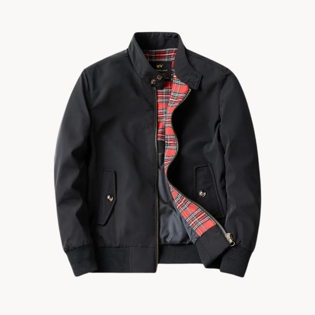 Freizeit Blousonjacke - Mit Stehkragen und Knopfverschluss