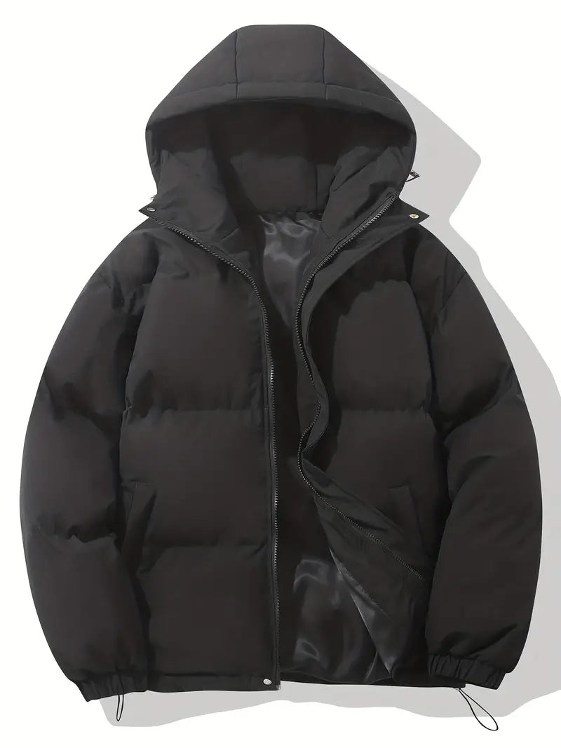 Winterjacke mit Kapuze - Gepolstert und Gesteppt