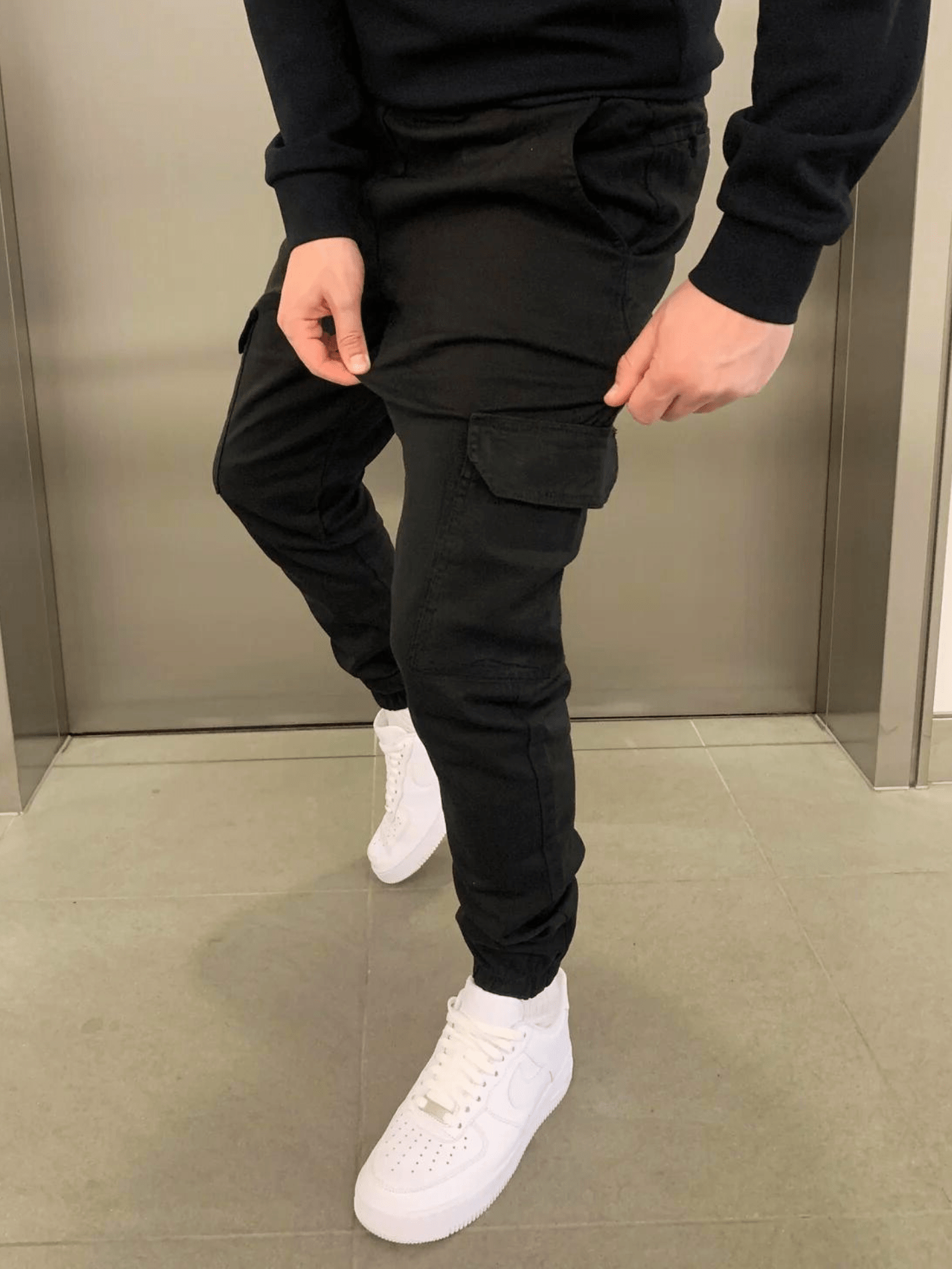 Cargohose - Jogger Stil Mit Bündchen