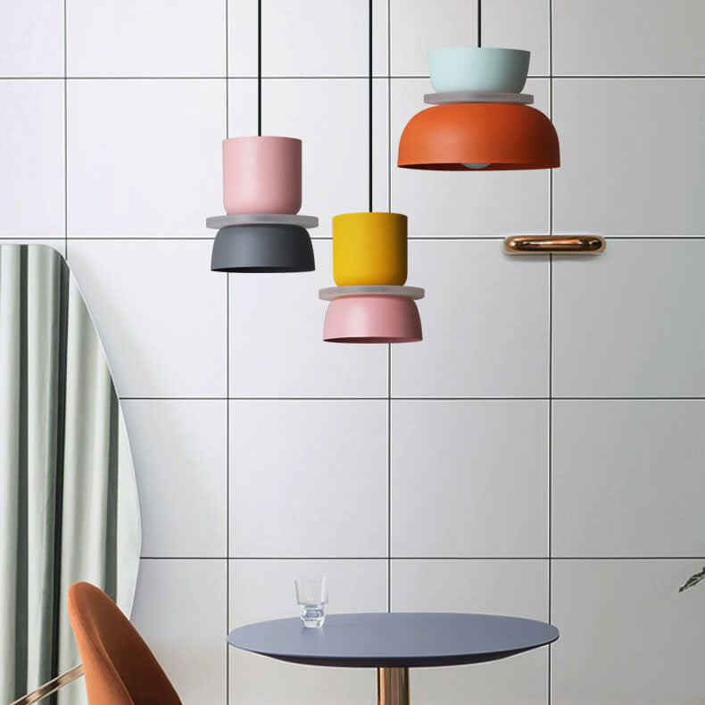 Pendelleuchte Nordic Design | Hängelampe Buntes Macaron Stil