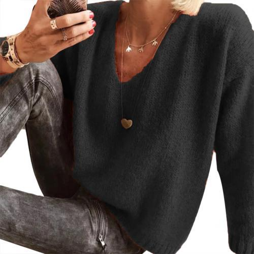 Pullover Mit V Ausschnitt - Lockerer Schnitt