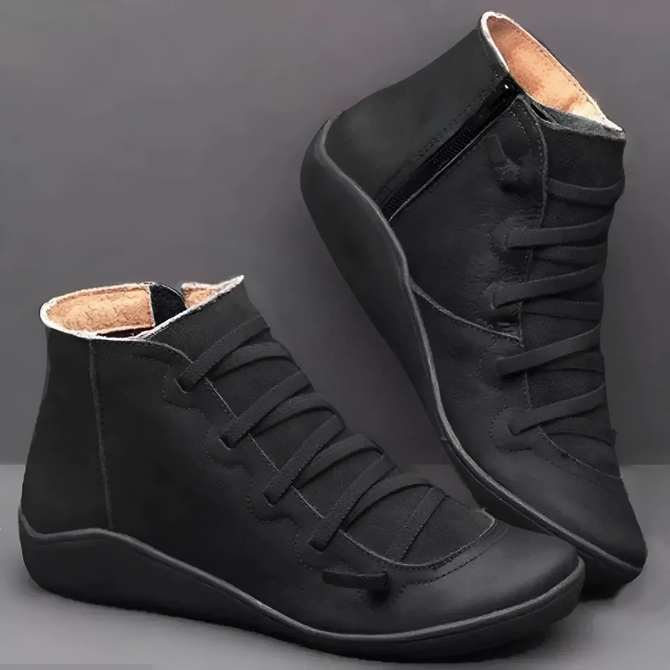 Winterschuhe Damen Mit Reißverschluss | Knöchelhohe Boots