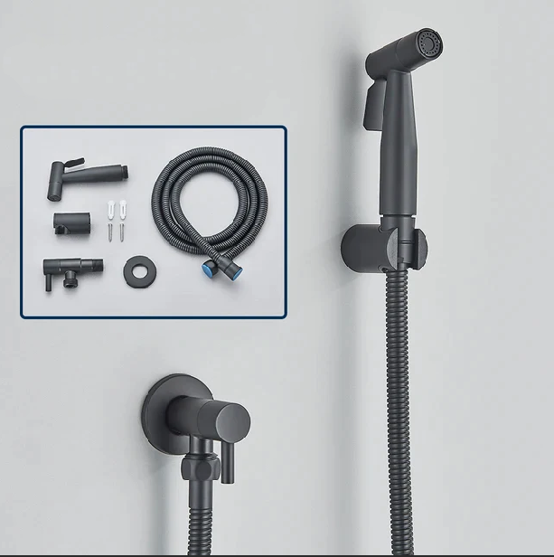 Bidet Handbrause Set Für Toilette | Hygienische Reinigung Mit Schlauch Und Wandhalterung