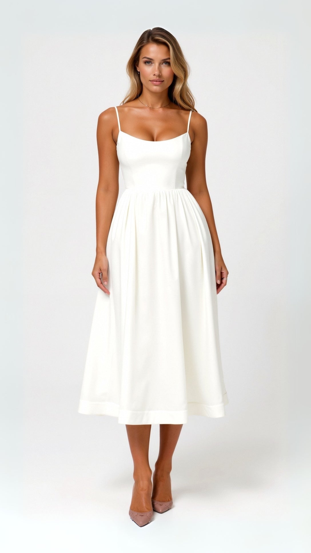 Damen Chiffon Maxi Kleid