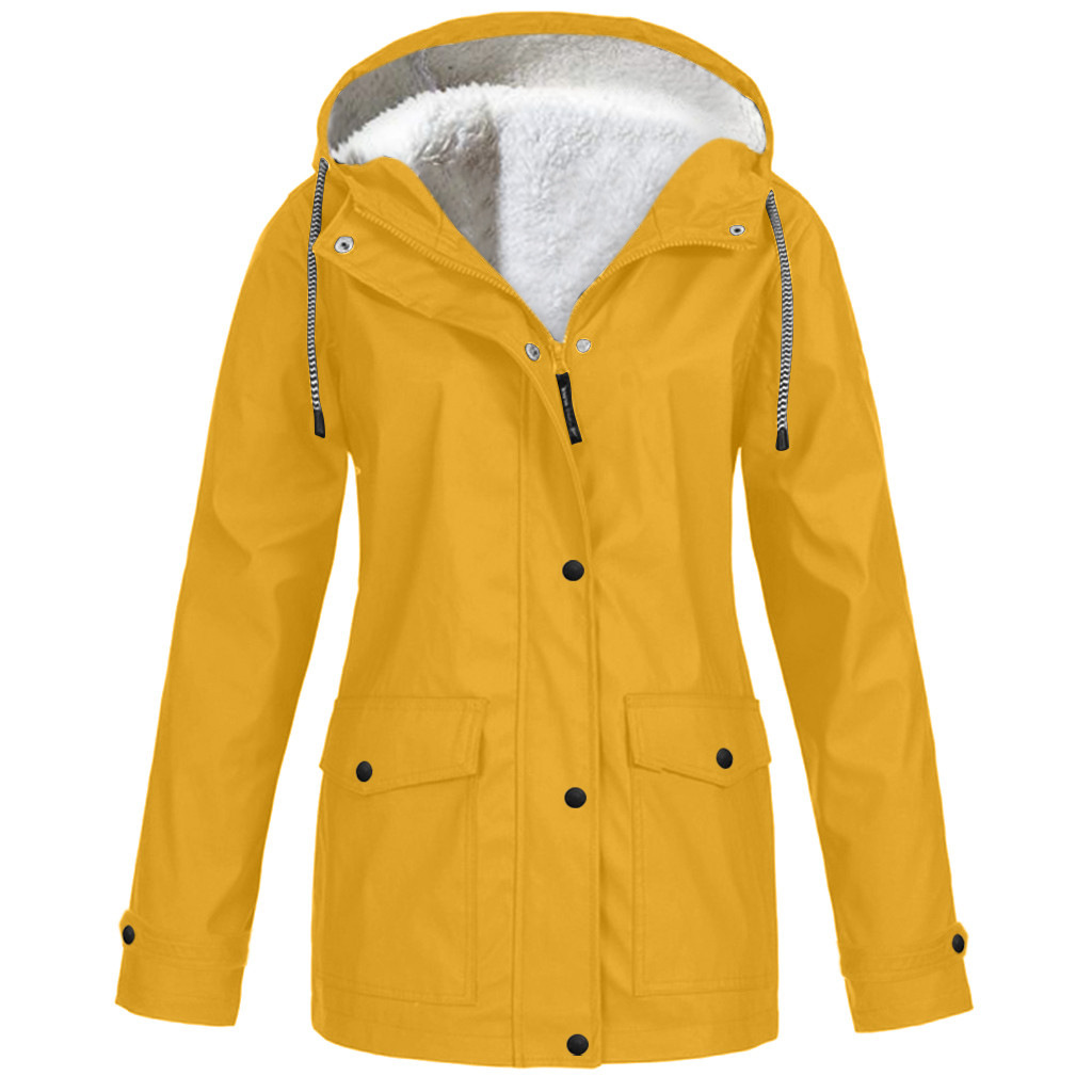 Winterjacke Mit Kapuze | Gefütterter Schnitt Mit Taschen