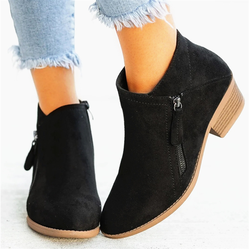 Stiefeletten - Klassisches Ankle Boots Modell mit Reißverschluss