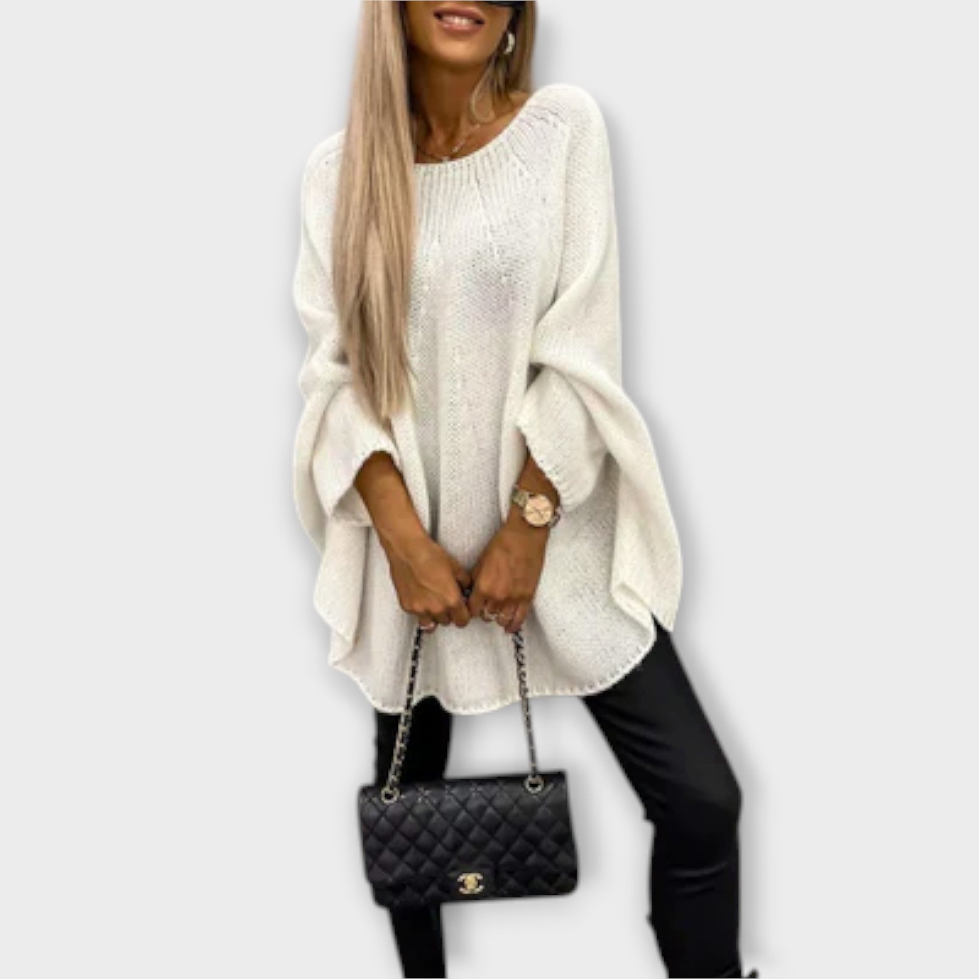 Strickpullover | Rundhals Weite Passform