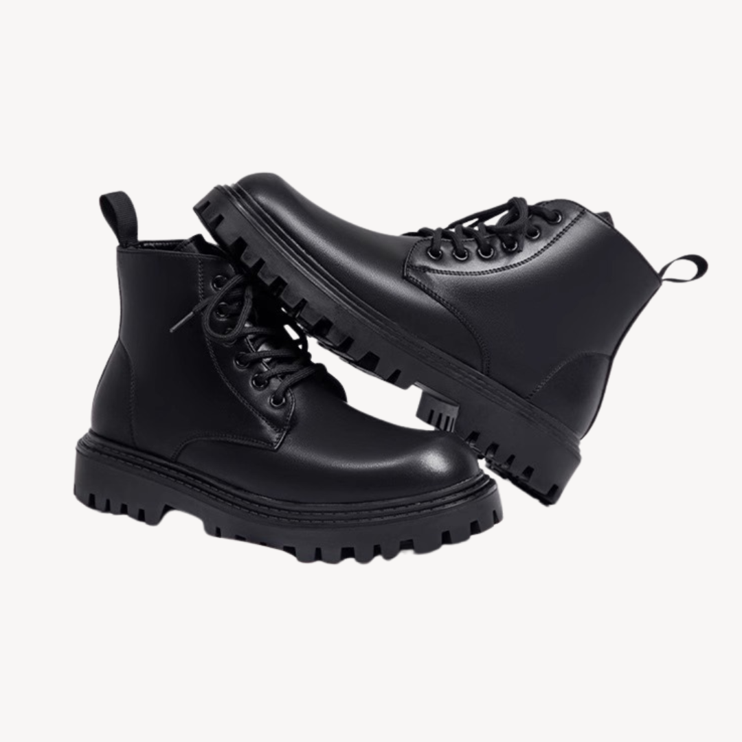 Freizeit Boots - Mit Plateausohle und Schnürung