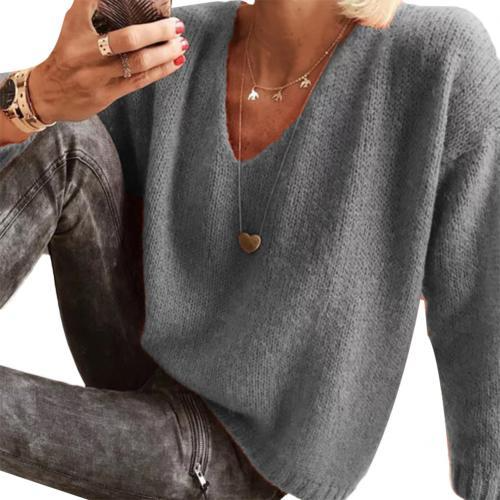 Pullover Mit V Ausschnitt - Lockerer Schnitt
