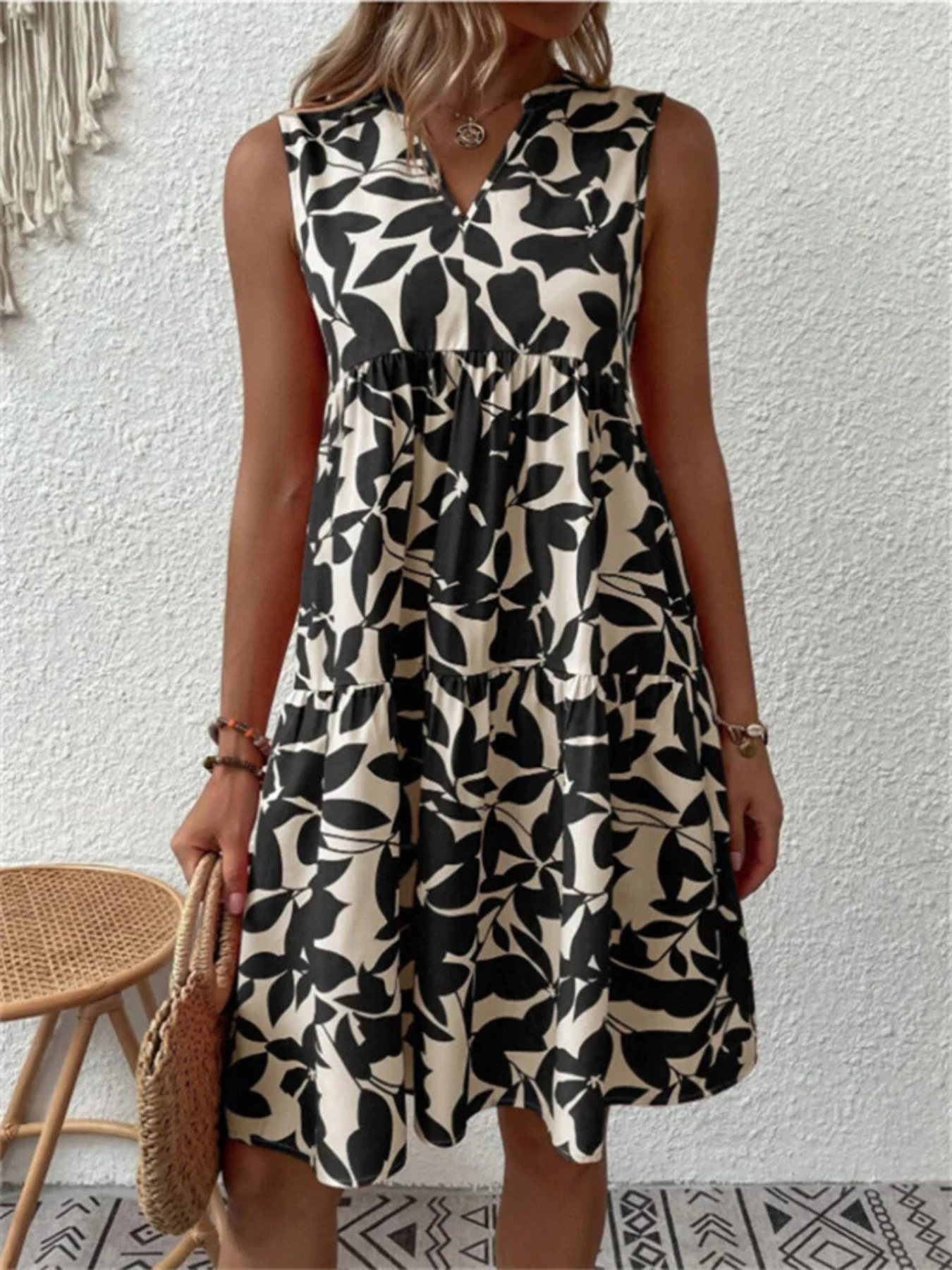 Damen Sommer Festliche Midi Kleid