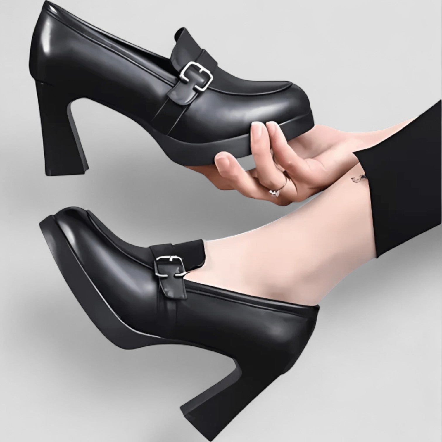 Pumps | Klassisches Design mit Blockabsatz