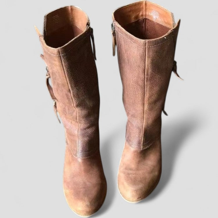 Cowboy Stiefel | Mittelhoch mit Seitlichem Reißverschluss