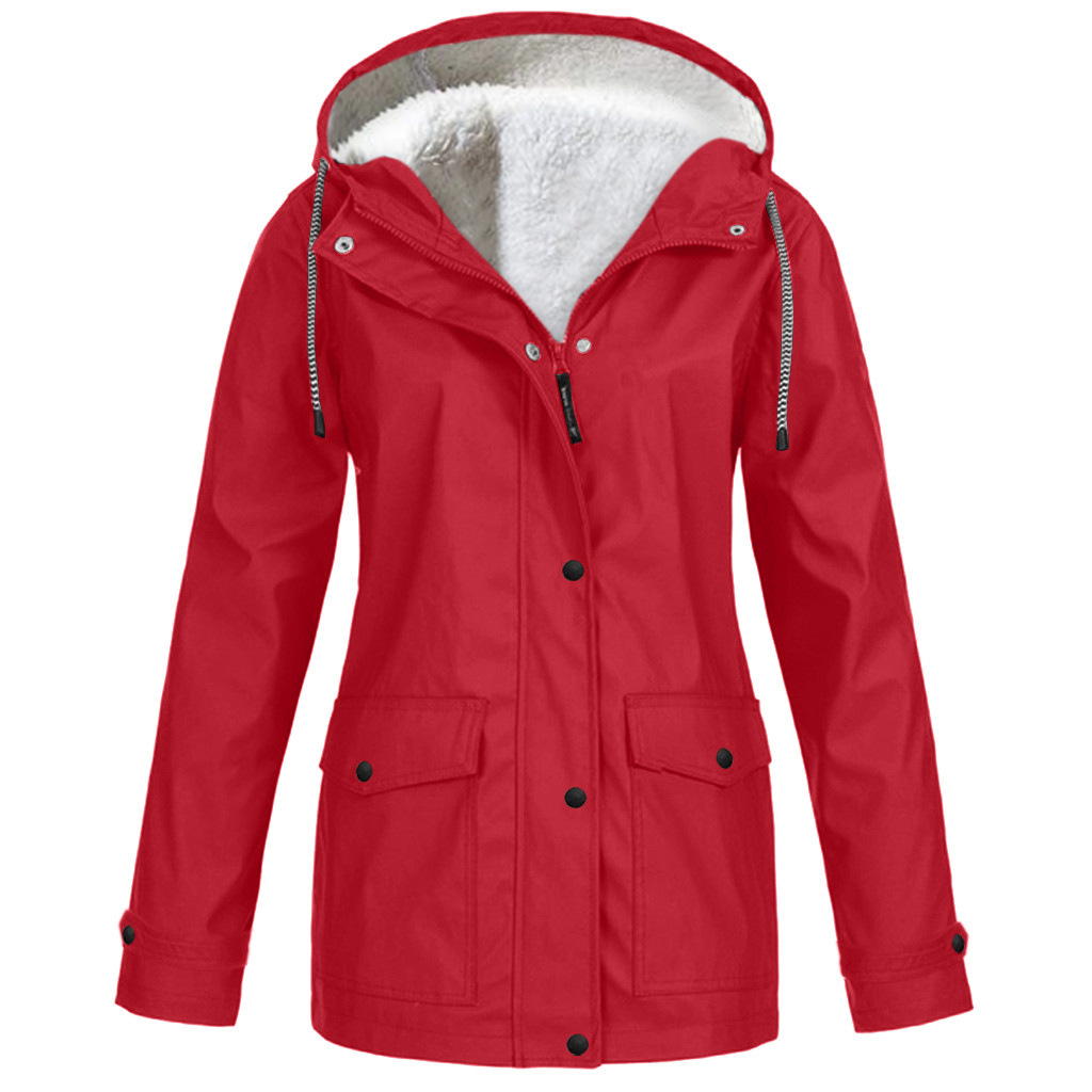 Winterjacke Mit Kapuze | Gefütterter Schnitt Mit Taschen