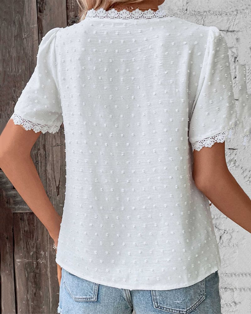 Damen Elegante Festlich Shirt