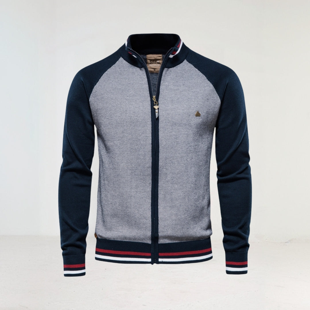 Sportjacke Herren - Mit Stehkragen und Reißverschluss