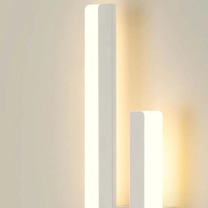 Moderne LED Wandleuchte | Minimalistische Lichtleiste Wand Lampe Streifen