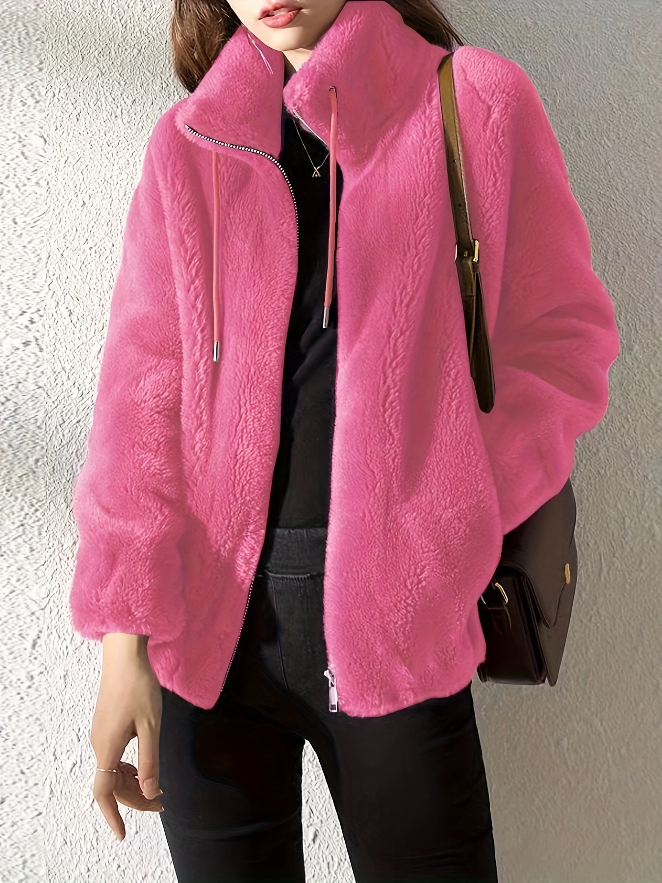 Winterjacke - Lockerer Schnitt mit Reißverschluss